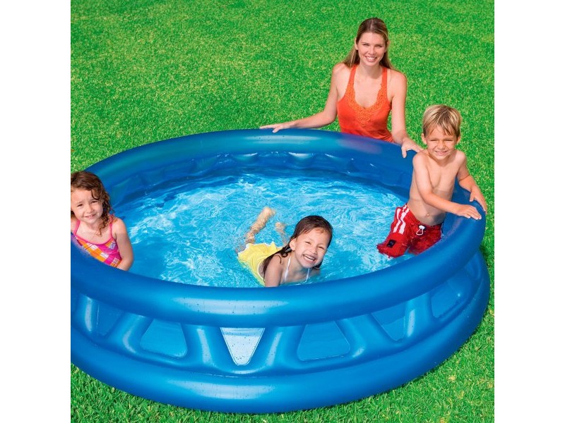 Детски басейн Intex Син Кръгъл 790 L 188 x 46 x 188 cm (3 броя)
