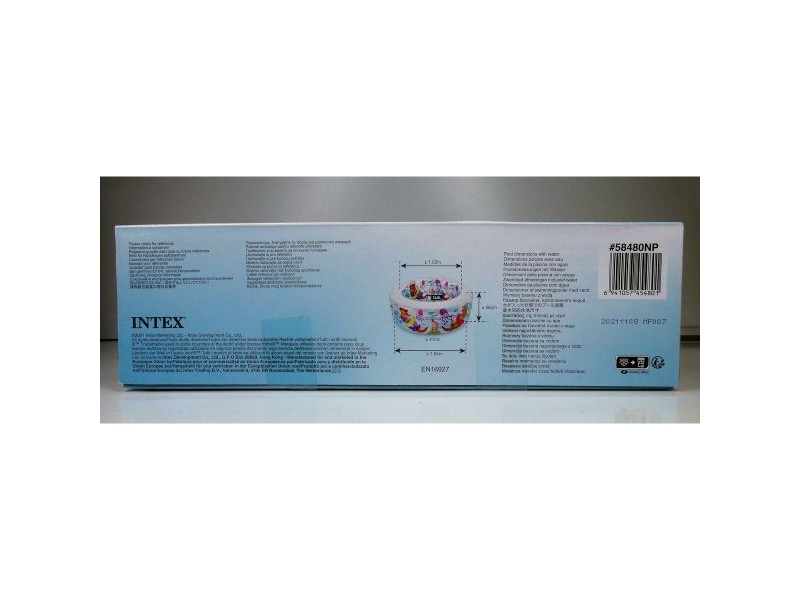Детски басейн Intex Аквариум 360 L 152 x 56 x 152 cm (3 броя)