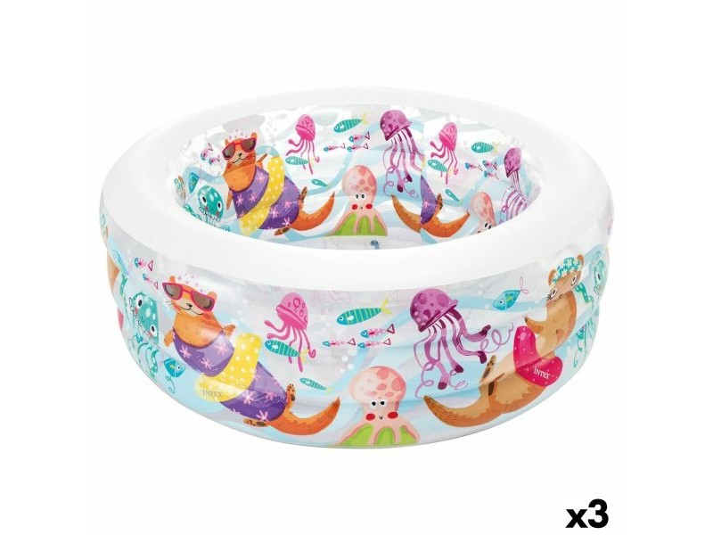 Детски басейн Intex Аквариум 360 L 152 x 56 x 152 cm (3 броя)