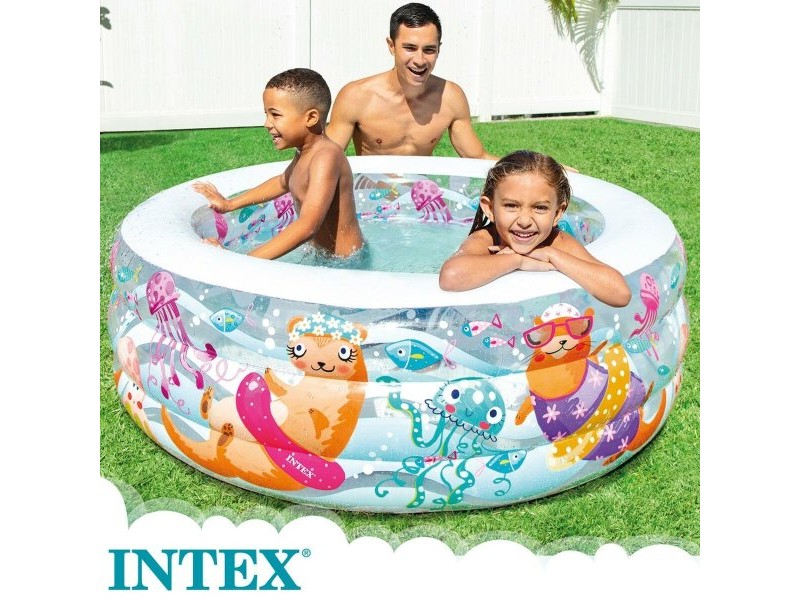Детски басейн Intex Аквариум 360 L 152 x 56 x 152 cm (3 броя)