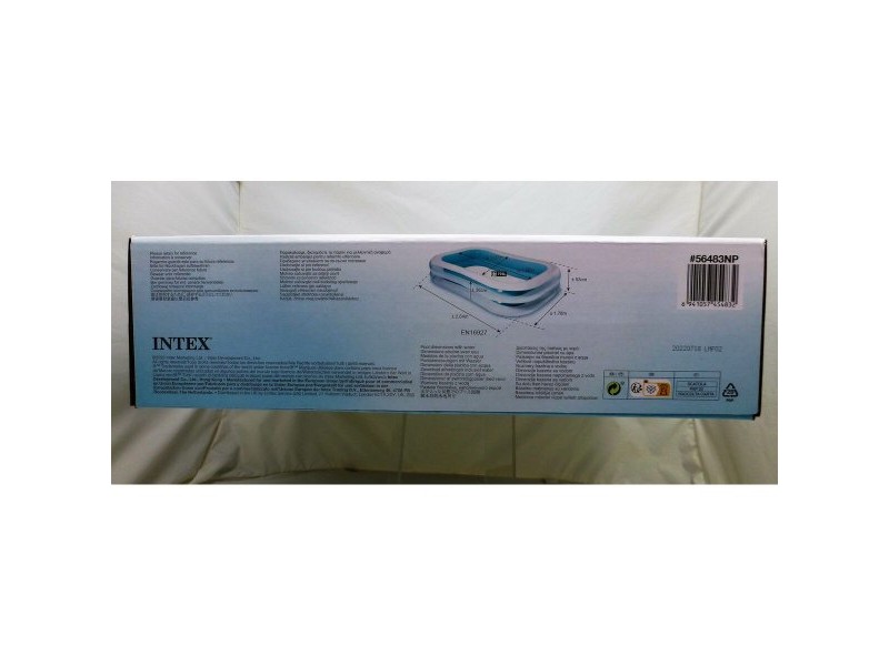 Надуваем Басейн Intex Бял/Зелен 770 L 262 x 56 x 175 cm (2 броя)