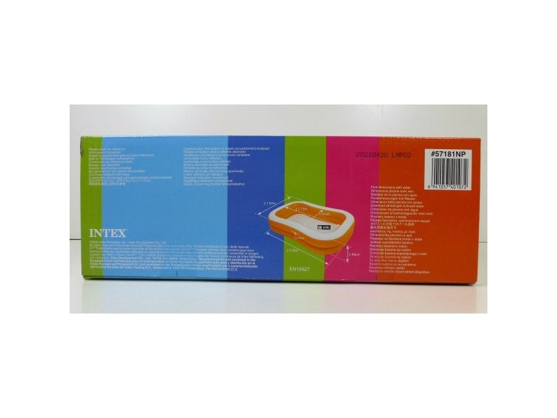 Надуваем Басейн Intex Mandarin Оранжев 600 L 229 x 48 x 152 cm (3 броя) Надуваем Басейн Intex Mandarin Оранжев 600 L 229 x 48 x 152 cm (3 броя)