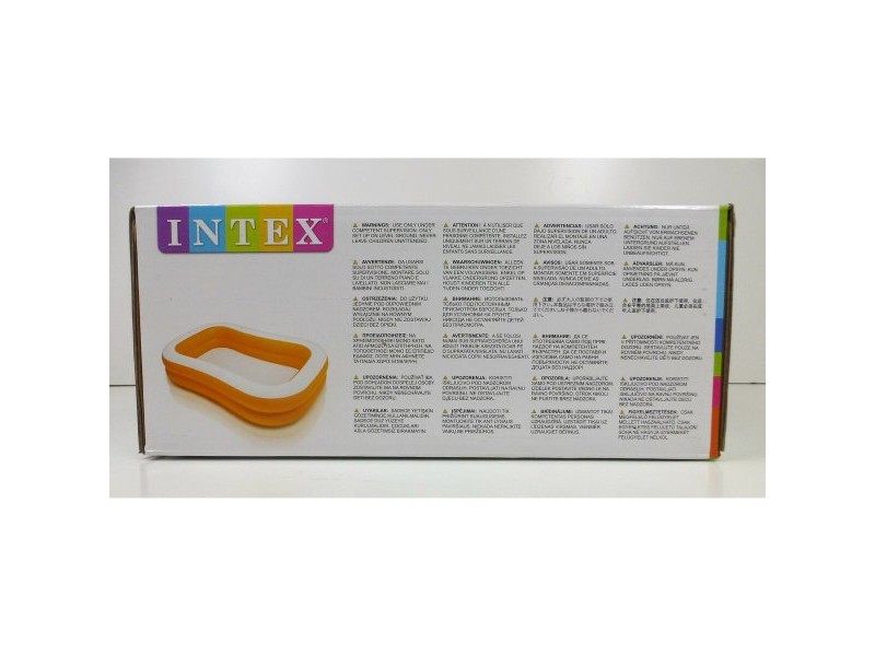 Надуваем Басейн Intex Mandarin Оранжев 600 L 229 x 48 x 152 cm (3 броя) Надуваем Басейн Intex Mandarin Оранжев 600 L 229 x 48 x 152 cm (3 броя)