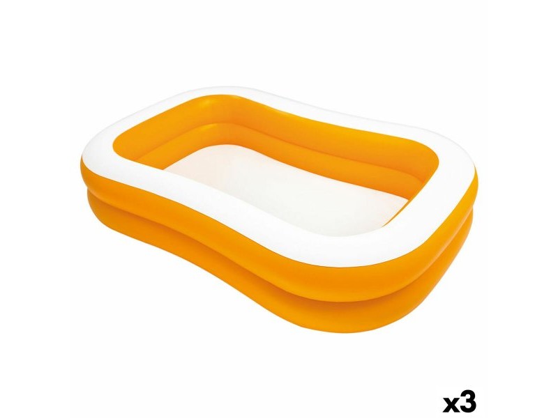 Надуваем Басейн Intex Mandarin Оранжев 600 L 229 x 48 x 152 cm (3 броя)
