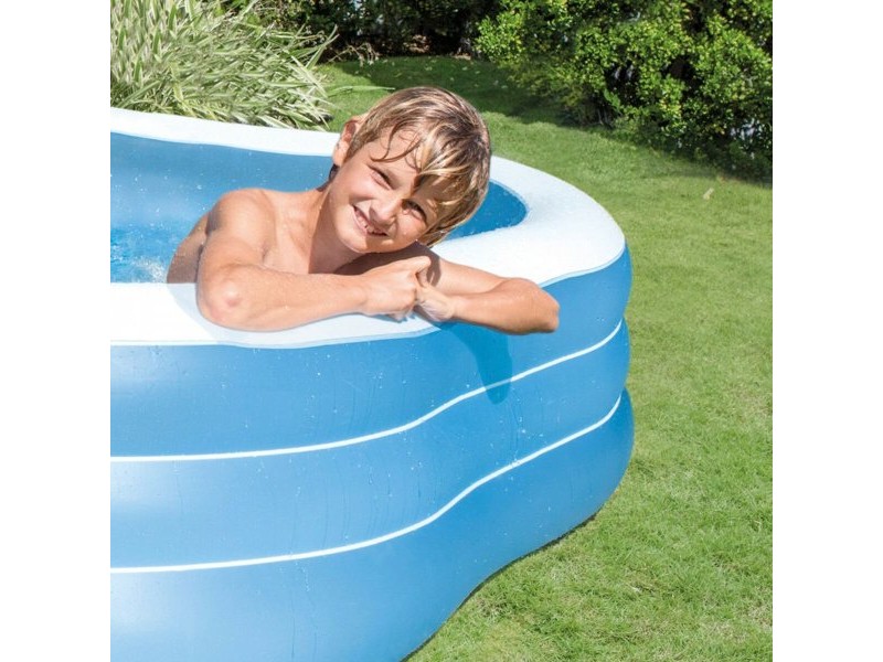 Надуваем Басейн Intex Син 1250 L 229 x 56 x 229 cm (2 броя)