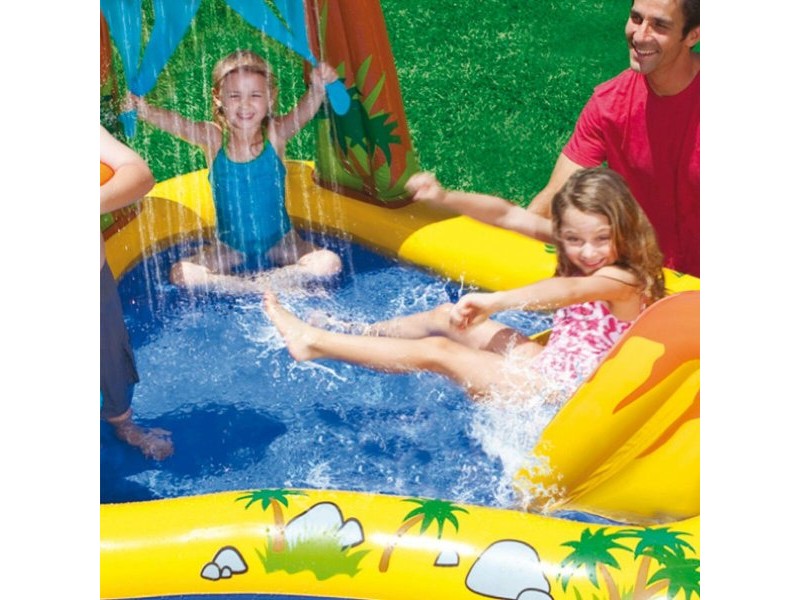 Детски басейн Intex Игрище Динозаври 272 L 249 x 109 x 191 cm (2 броя)