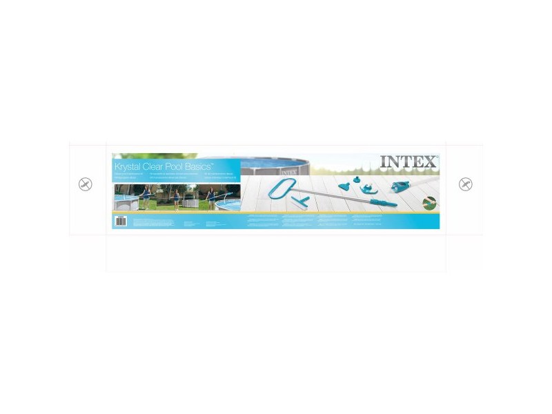 Комплект за Поддръжка на Плувен Басейн Intex (3 броя)