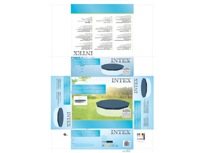 Покривало за плувен басейн Intex 28032 Ø 457 cm 457 x 25 x 457 cm