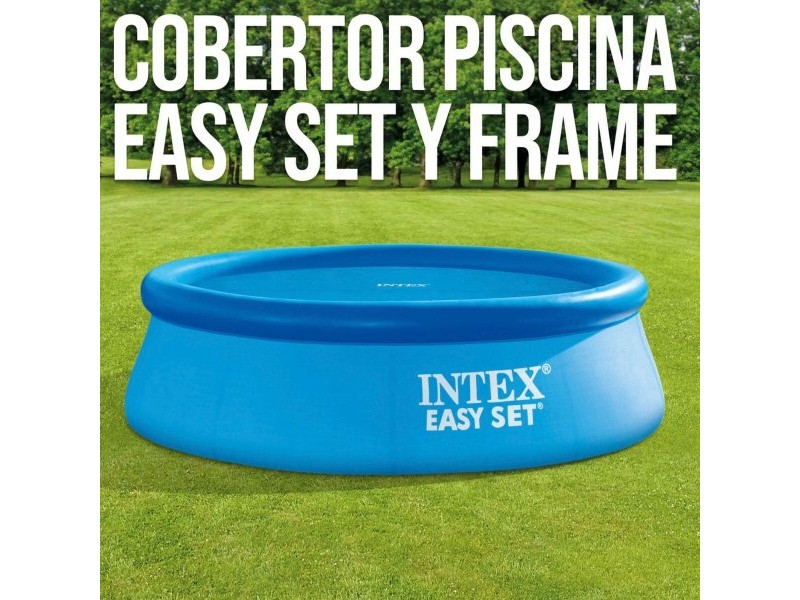 Покривало за плувен басейн Intex 29021 EASY SET/METAL FRAME Син Ø 305 cm 290 x 290 cm