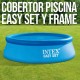 Покривало за плувен басейн Intex 29023 EASY SET/METAL FRAME Ø 448 cm 419 x 419 cm