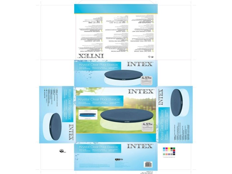 Покривало за плувен басейн Intex 28023 EASY SET Ø 457 cm 457 x 20 x 457 cm
