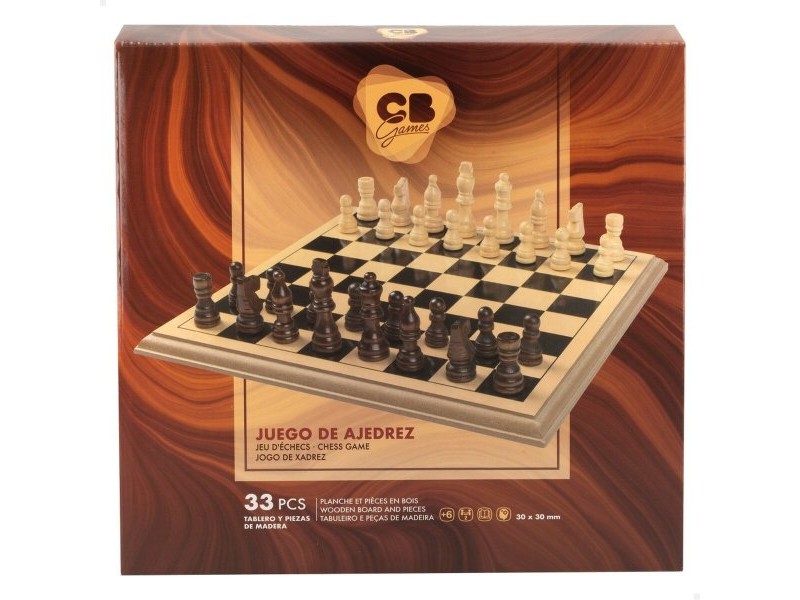 Шах CB Games Дървен (4 броя)