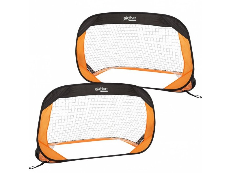 Комплект от 2 футболни врати Aktive 120 x 80 x 80 cm (2 броя)