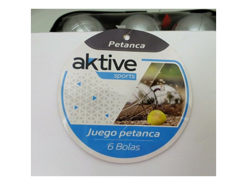 Игра Petanca Aktive 6 Топки Метал Хромирана стомана (4 броя)