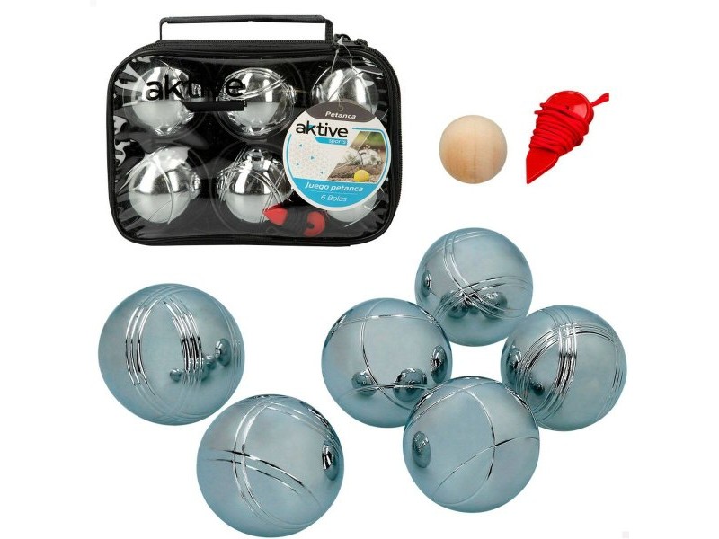 Игра Petanca Aktive 6 Топки Метал Хромирана стомана (4 броя)