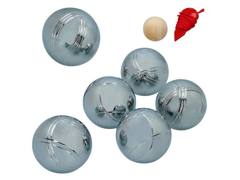 Игра Petanca Aktive 6 Топки Метал Хромирана стомана (4 броя)