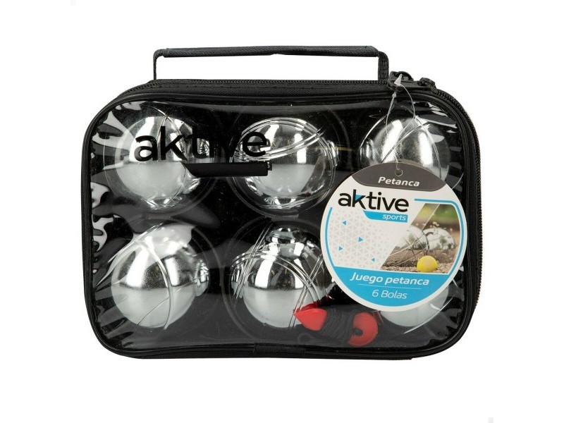 Игра Petanca Aktive 6 Топки Метал Хромирана стомана (4 броя)