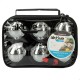 Игра Petanca Aktive 6 Топки Метал Хромирана стомана (4 броя)