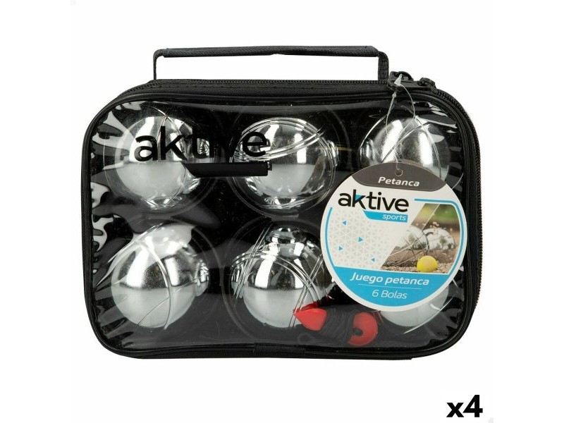 Игра Petanca Aktive 6 Топки Метал Хромирана стомана (4 броя)