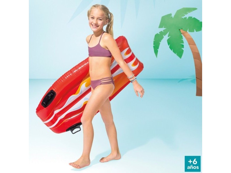 Надуваема Фигура за Басейн Intex Joy Rider 62 x 112 cm Сърф дъска (12 броя)