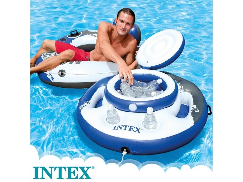 Плаващ Надуваем Охладител Intex Mega Chill 89 x 35 x 89 cm (6 броя)