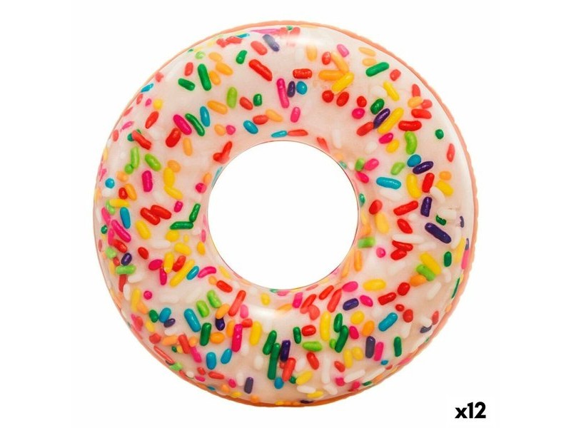 Надуваема гума пояс Intex Donut Бял 114 x 25 x 114 cm (12 броя)