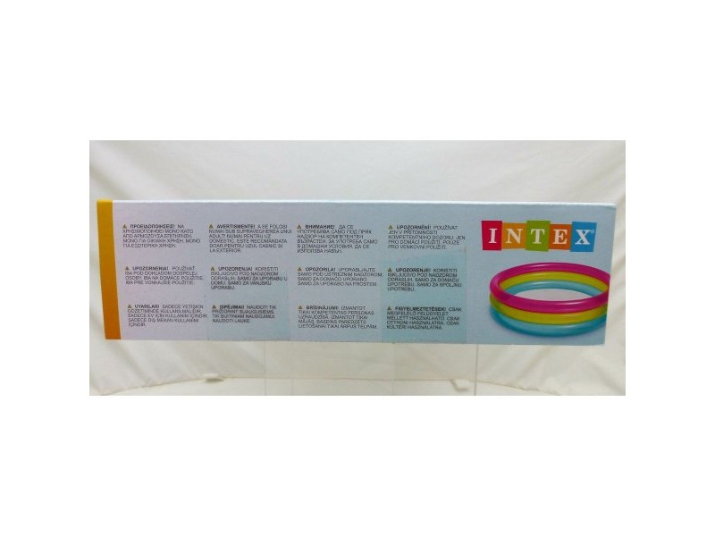 Детски басейн Intex Дъга Пръстени 63 L 86 x 25 x 86 cm (12 броя)