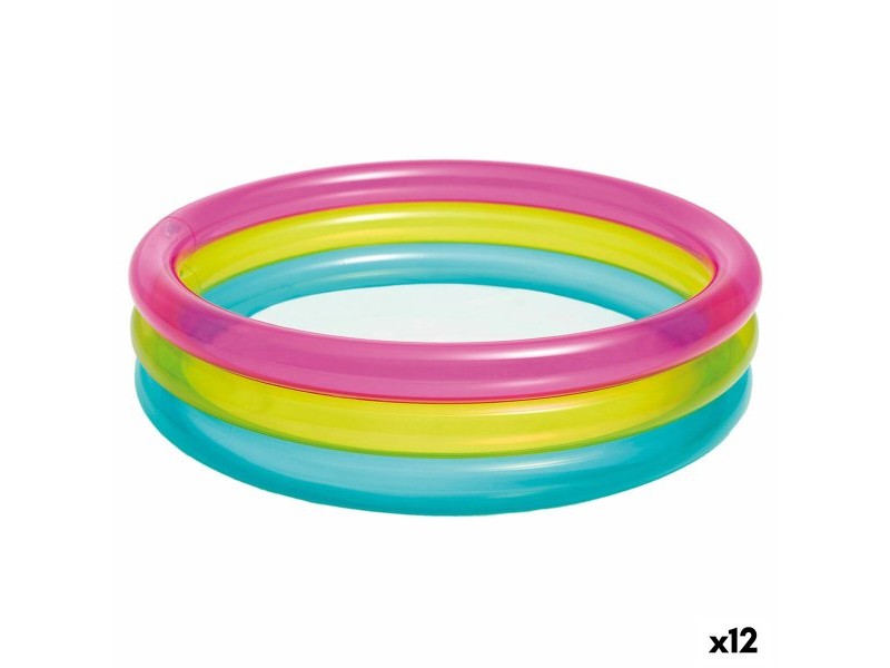 Детски басейн Intex Дъга Пръстени 63 L 86 x 25 x 86 cm (12 броя)