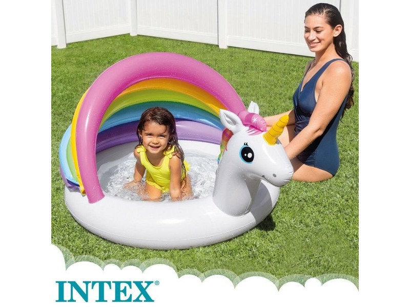 Детски басейн Intex Еднорог Тента 45 L 102 x 69 x 127 cm (6 броя)