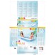 Детски басейн Intex Квадратен Син Бял 90 L 166 x 25 x 100 cm (6 броя)