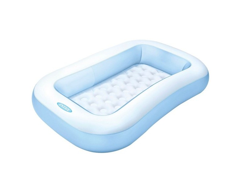 Детски басейн Intex Квадратен Син Бял 90 L 166 x 25 x 100 cm (6 броя)