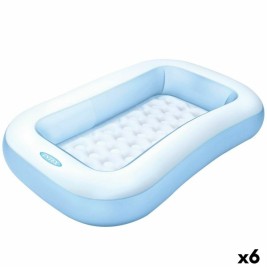Детски басейн Intex Квадратен Син Бял 90 L 166 x 25 x 100 cm (6 броя)