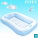 Детски басейн Intex Квадратен Син Бял 90 L 166 x 25 x 100 cm (6 броя)