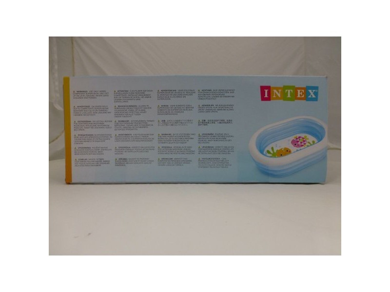 Детски басейн Intex Овална Син Бял 230 L 163 x 46 x 107 cm (6 броя) Детски басейн Intex Овална Син Бял 230 L 163 x 46 x 107 cm (6 броя)