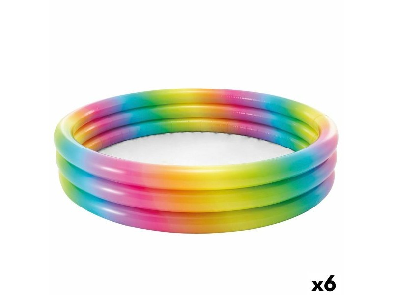 Детски басейн Intex Многоцветен Пръстени 330 L 147 x 33 x 147 cm (6 броя)