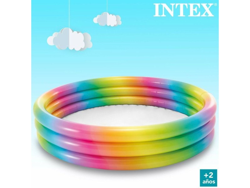 Детски басейн Intex Многоцветен Пръстени 330 L 147 x 33 x 147 cm (6 броя)