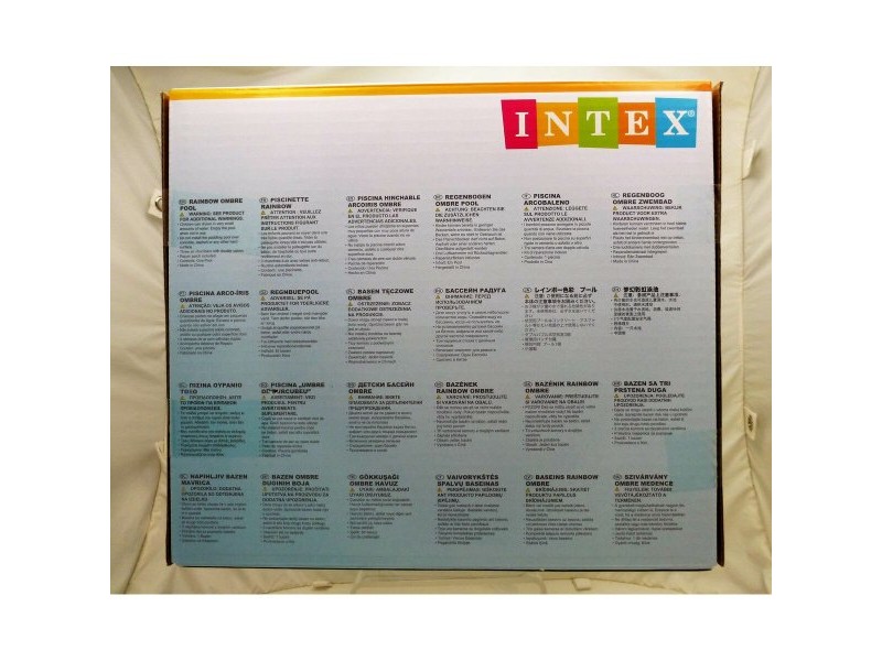 Детски басейн Intex Многоцветен Пръстени 581 L 168 x 38 x 168 cm (6 броя)
