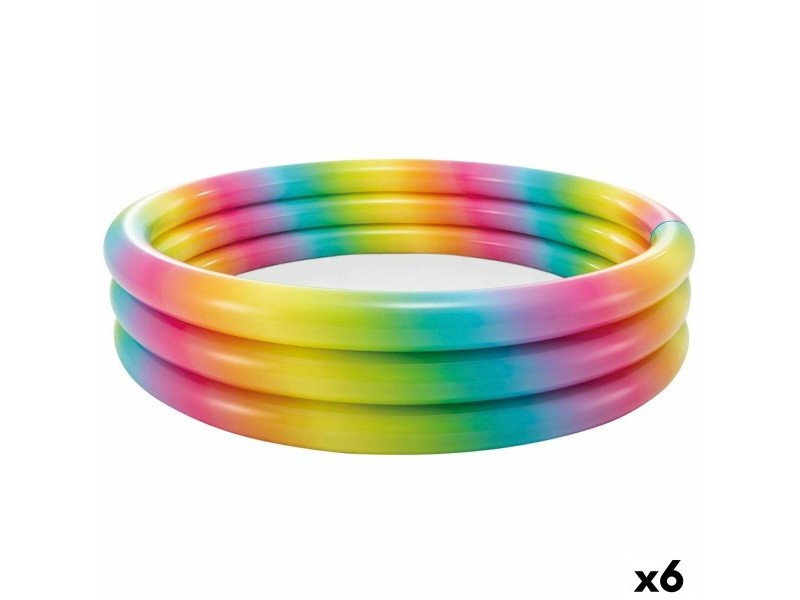 Детски басейн Intex Многоцветен Пръстени 581 L 168 x 38 x 168 cm (6 броя)