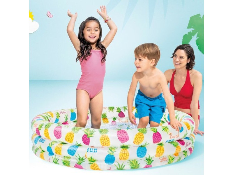 Детски басейн Intex Ананаси Пръстени 248 L 132 x 28 x 132 cm (12 броя)
