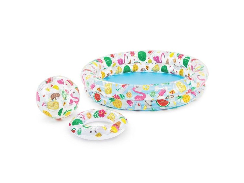 Детски басейн Intex Тропически Пръстени 150 l 122 x 25 cm (12 броя)