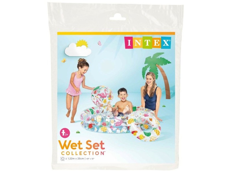 Детски басейн Intex Тропически Пръстени 150 l 122 x 25 cm (12 броя)