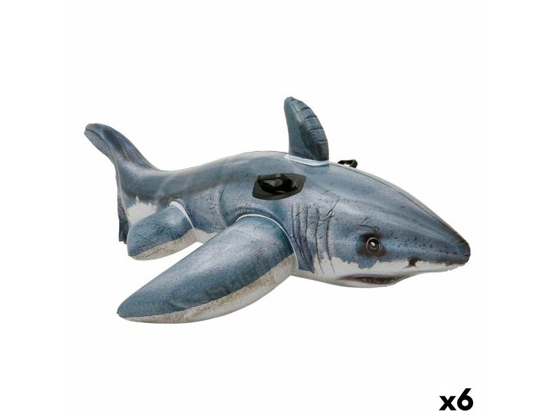 Надуваема Фигура за Басейн Intex Акула 173 x 5,6 x 10,7 cm (6 броя)