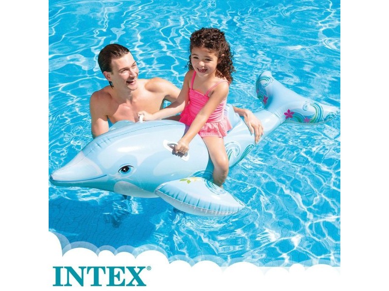 Надуваема Фигура за Басейн Intex Делфин 175 x 38 x 66 cm (6 броя)