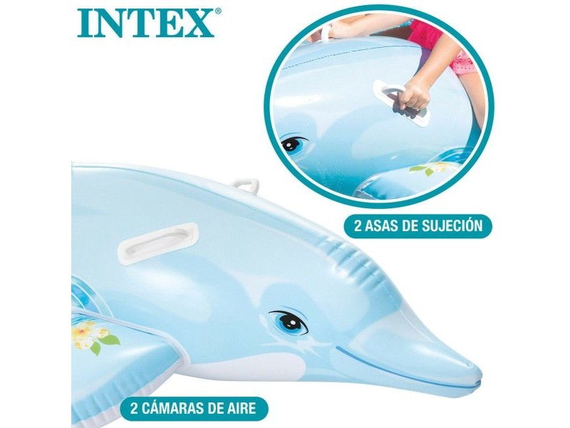 Надуваема Фигура за Басейн Intex Делфин 175 x 38 x 66 cm (6 броя)