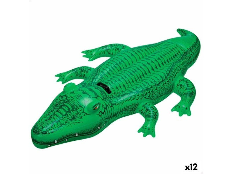 Надуваема Фигура за Басейн Intex Крокодил 168 x 86 cm (12 броя)