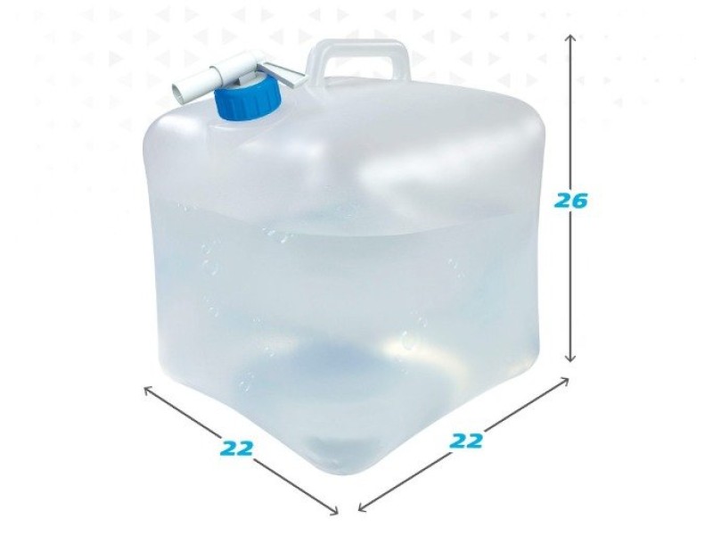 Бутилка за вода Aktive полиетилен 10 L 22 x 26 x 22 cm (12 броя)