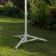 Base pour parapluie Aktive Бял Метал 61 x 49,5 x 61 cm (6 броя)