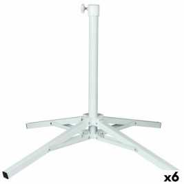 Base pour parapluie Aktive Бял Метал 65 x 60,5 x 65 cm (6 броя)