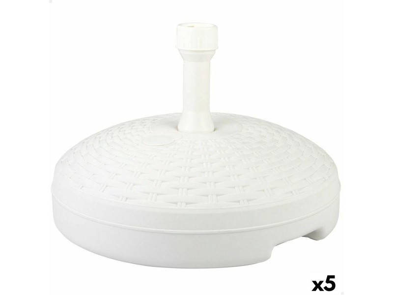 Base pour parapluie Aktive Бял Пластмаса 45 x 30 x 45 cm (5 броя)