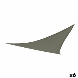 Сянка платна Aktive Триъгълна Сив 360 x 0,5 x 360 cm (6 броя)